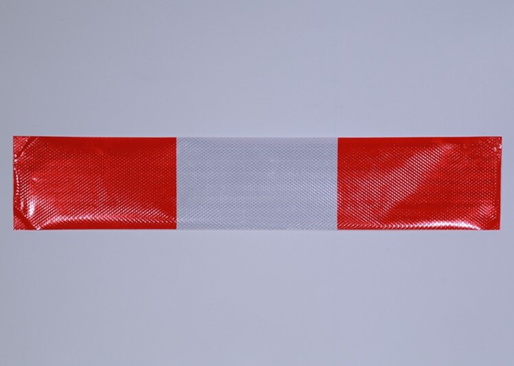 Red White Replacement Reflective Fence Strips For Barriers - 